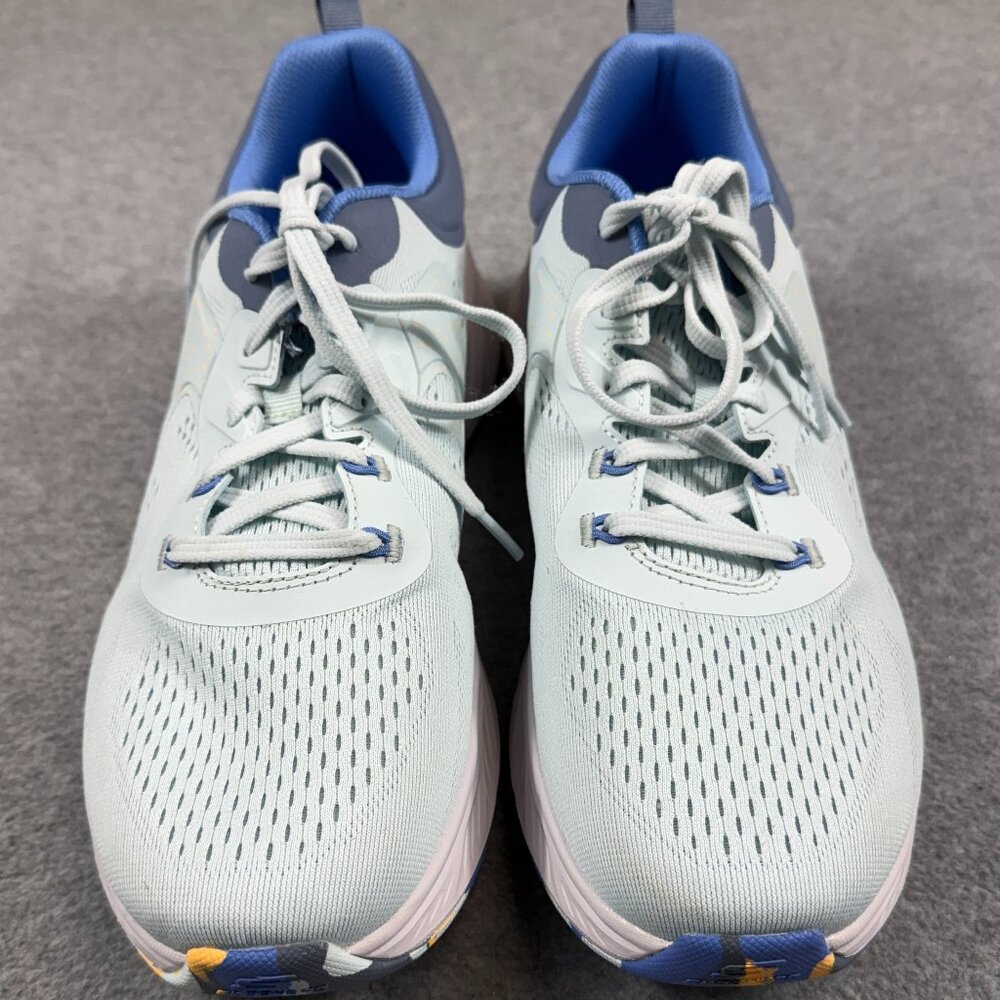 SKECHERS Air-Cooled Memory Foam Sneakers, Women's Size 9.5, Foam and Blue Color